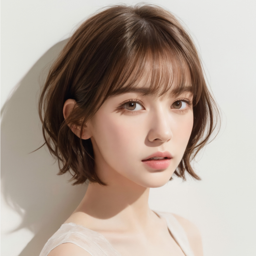 ボブヘアの女性